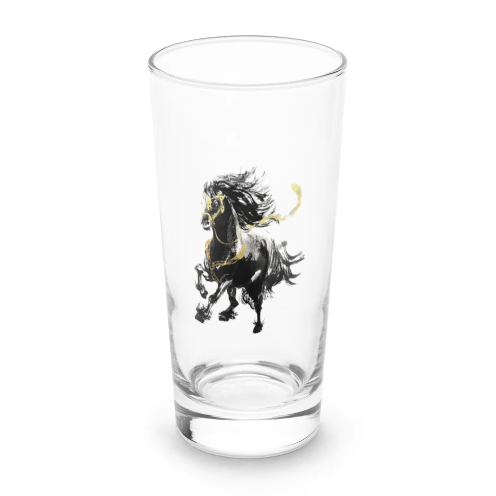 fumikayaの疾走する馬 Long Sized Water Glass :front
