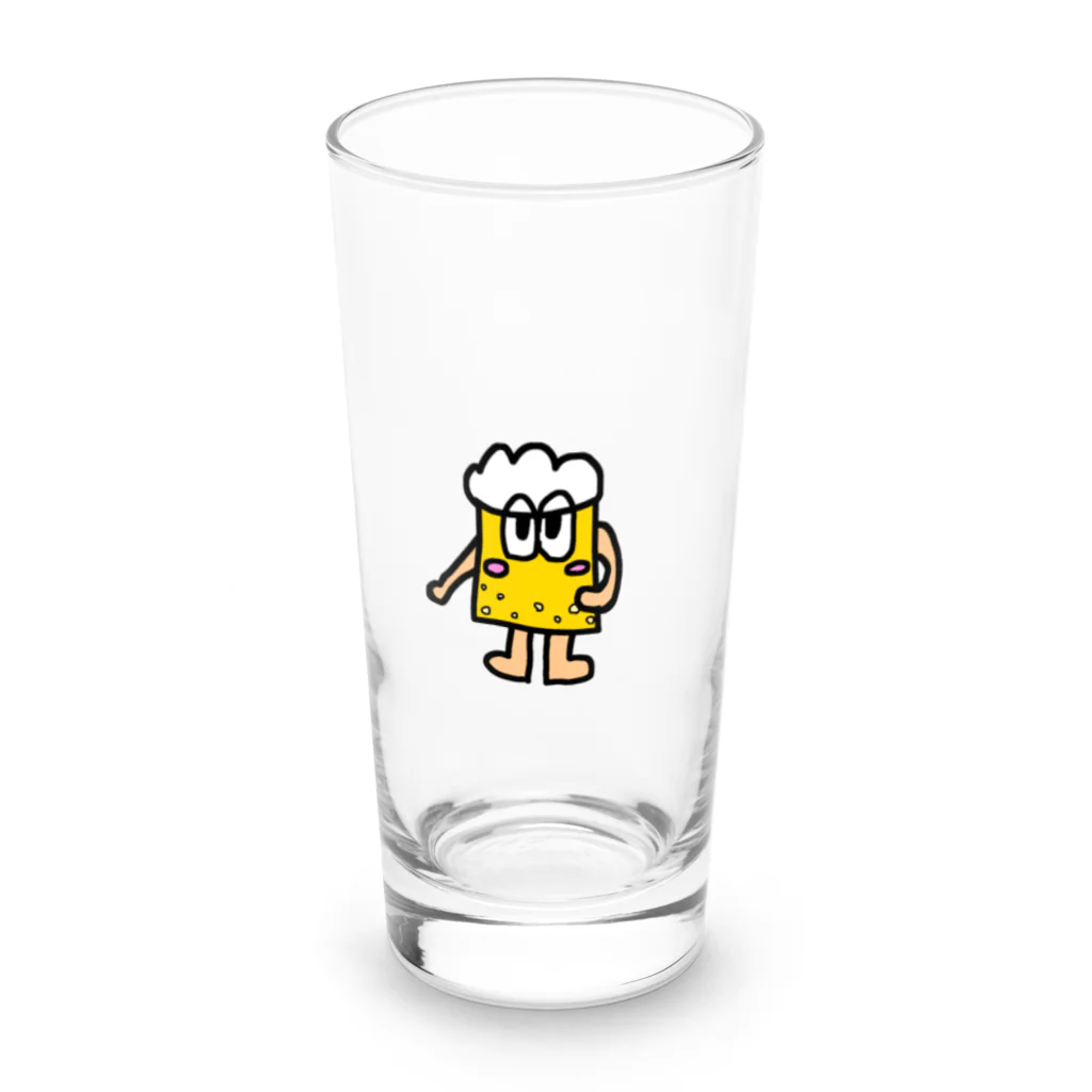 BEANのビールくん Long Sized Water Glass :front