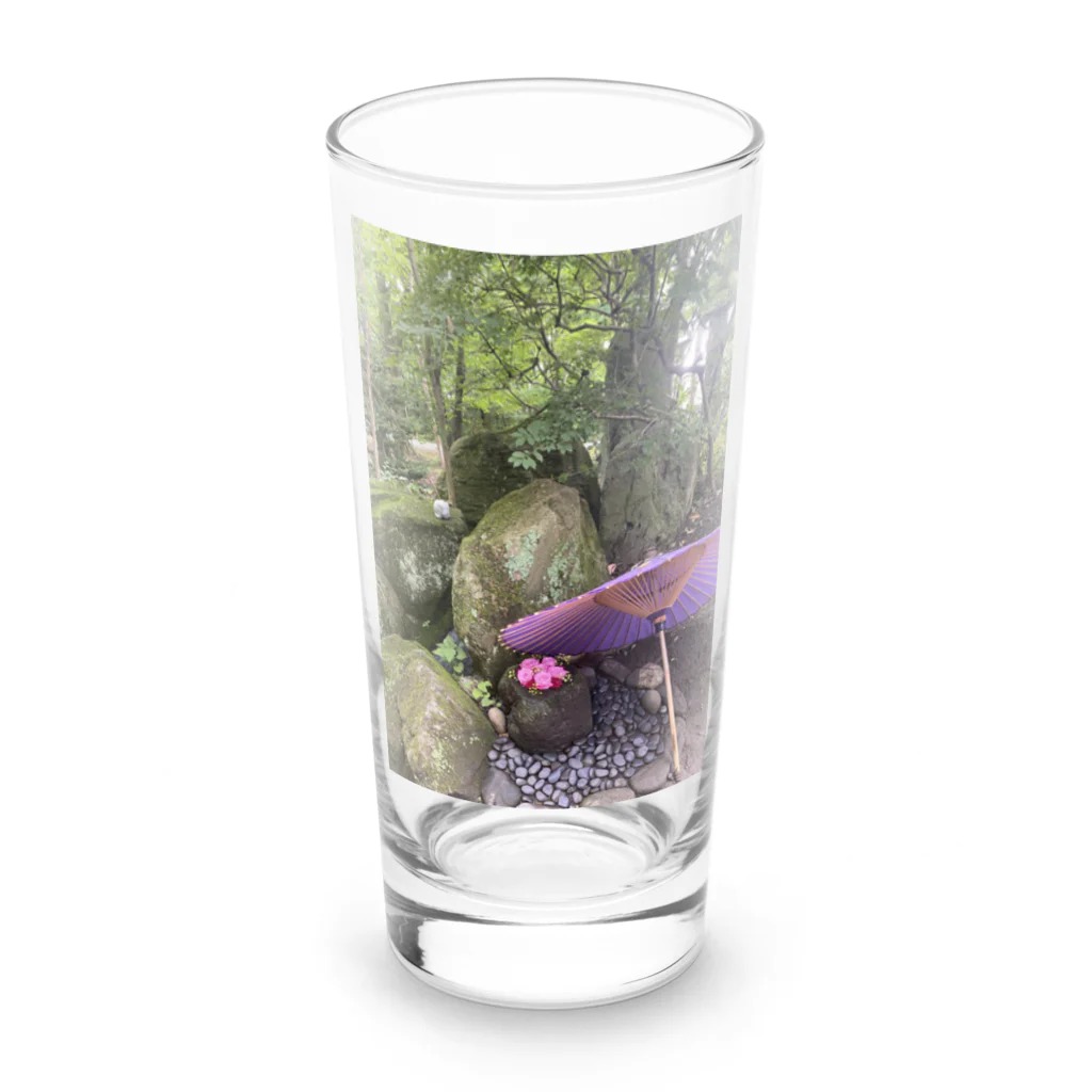 chan kumiの和風パワースポットshrine Long Sized Water Glass :front