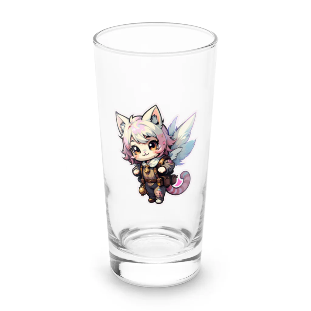 SAYURIAのPinkCat Long Sized Water Glass :front