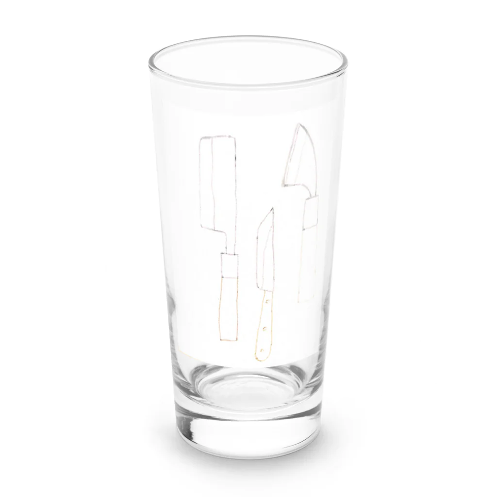 あちこささやまのナイブス Long Sized Water Glass :front