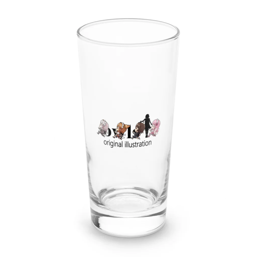 owls forest アイテム部屋の勢揃い Long Sized Water Glass :front