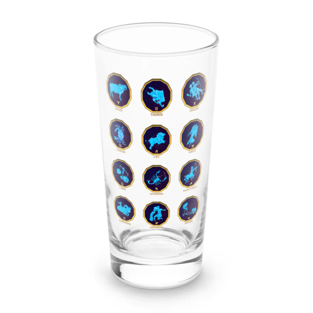 chicodeza by suzuriの12星座一覧 Long Sized Water Glass :front