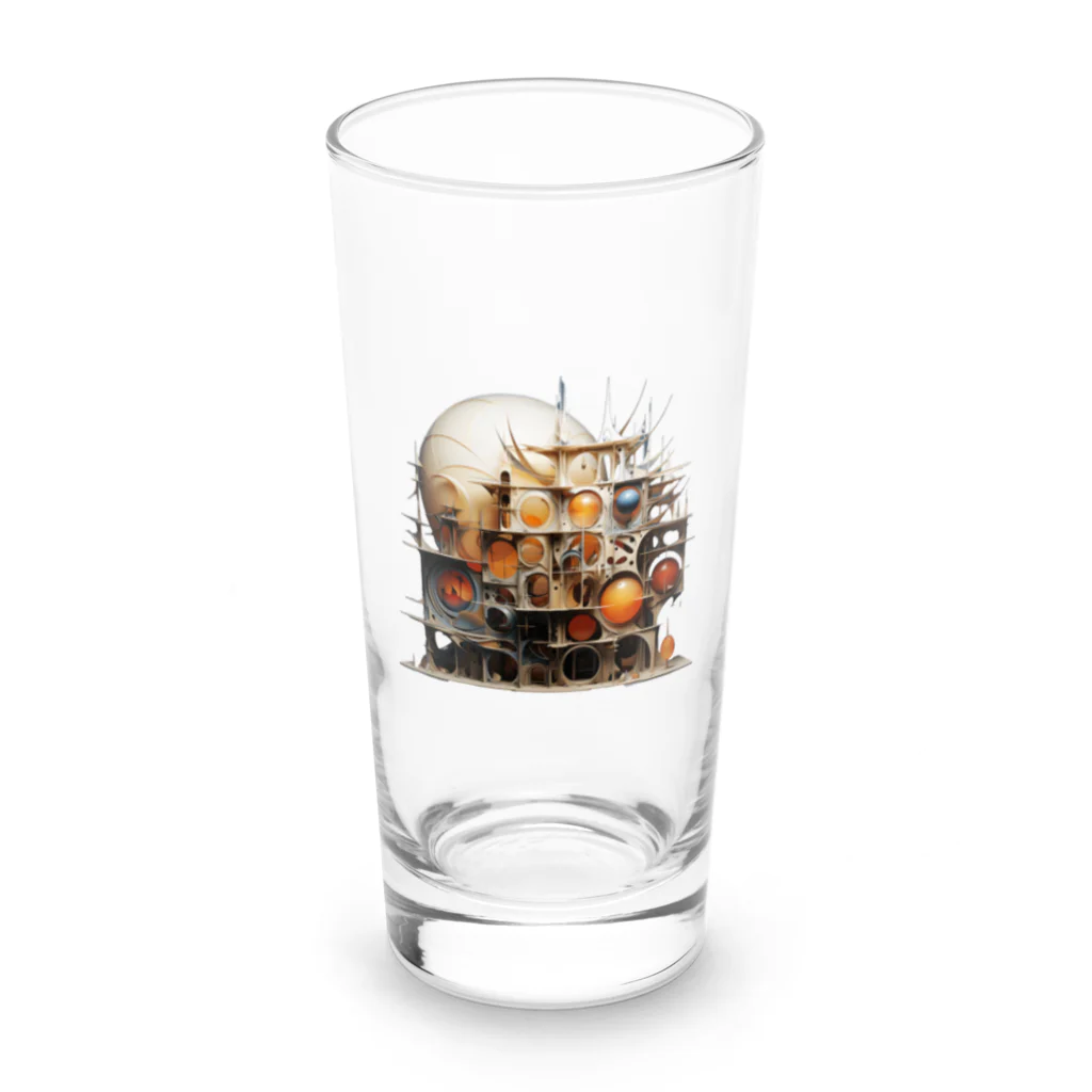 gomashio8899のアートのしろ Long Sized Water Glass :front