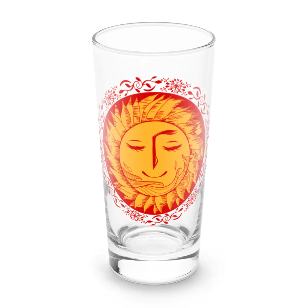 chicodeza by suzuriのゴシックな太陽 Long Sized Water Glass :front