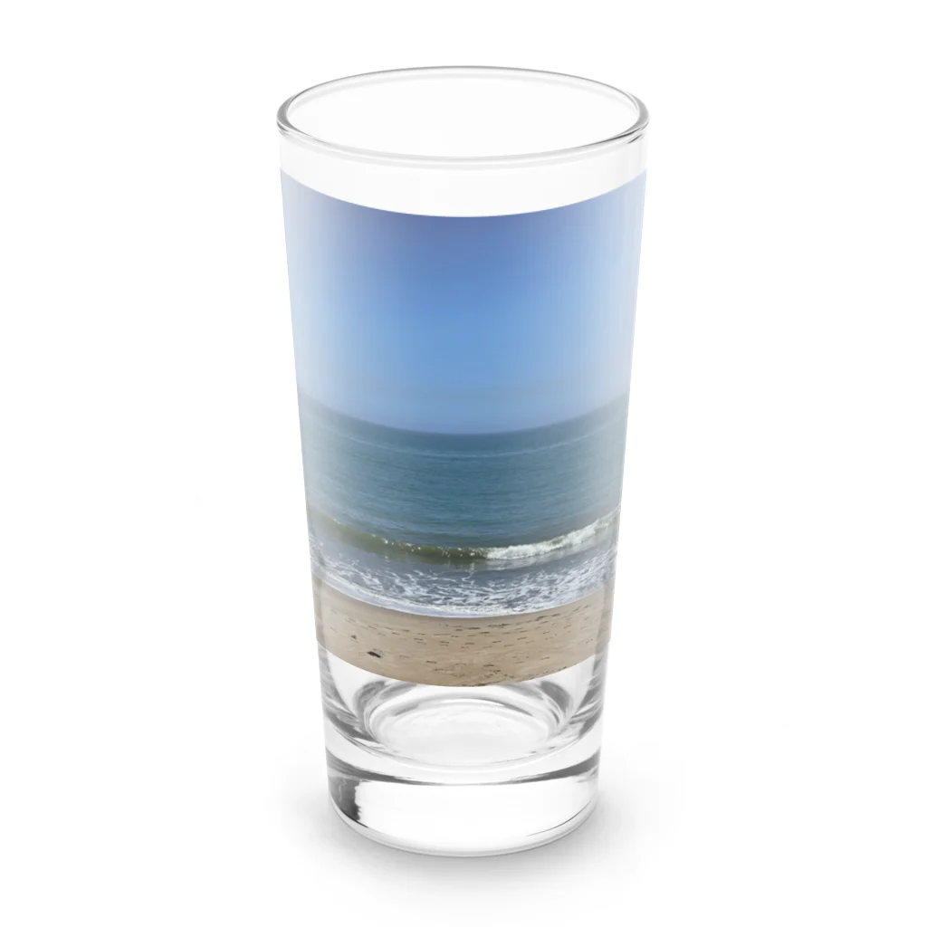 でおきしりぼ子の実験室の夏の日ー海バージョン Long Sized Water Glass :front