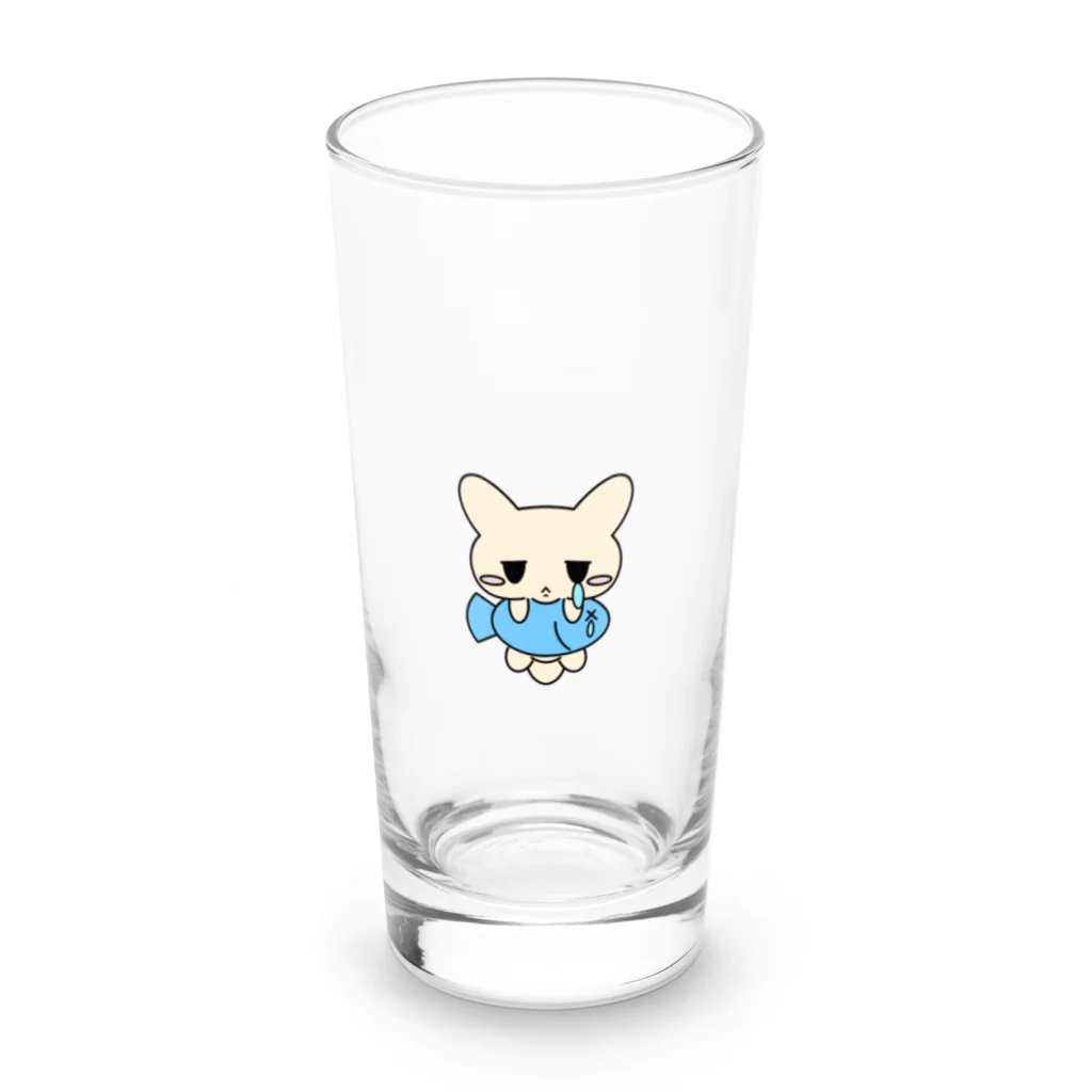 ムスっと！のピエんとねこさん Long Sized Water Glass :front