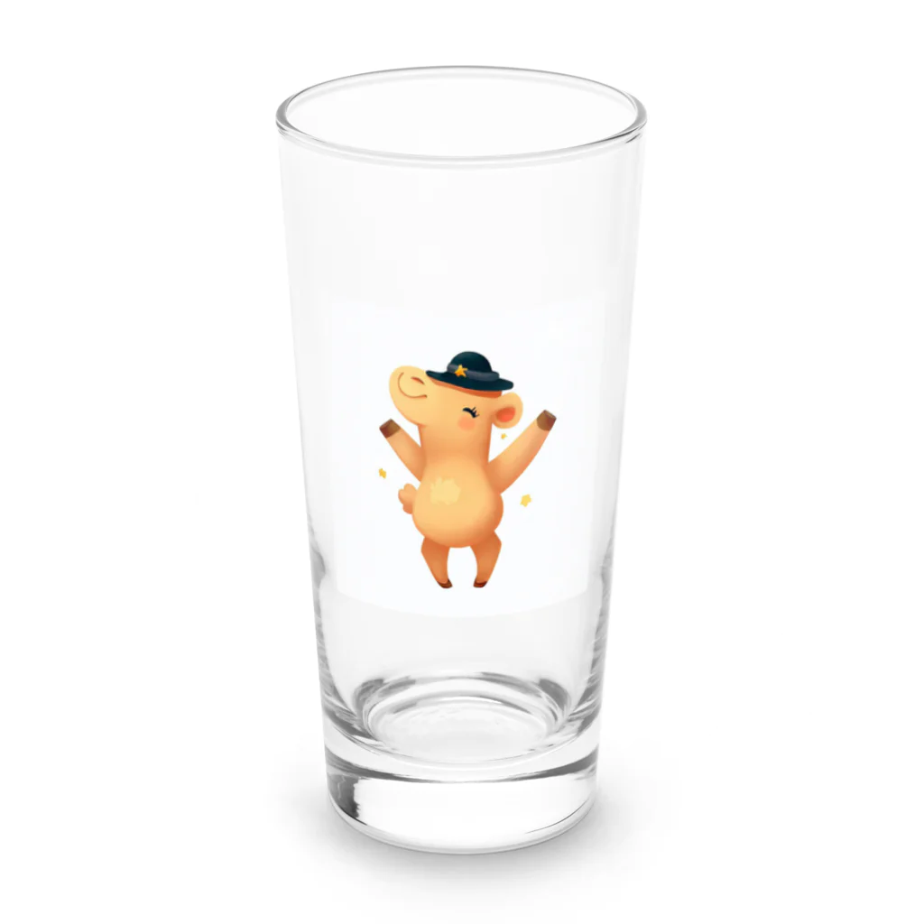 Shiba_IncのCamel Conductor（ラクダの指揮者） Long Sized Water Glass :front