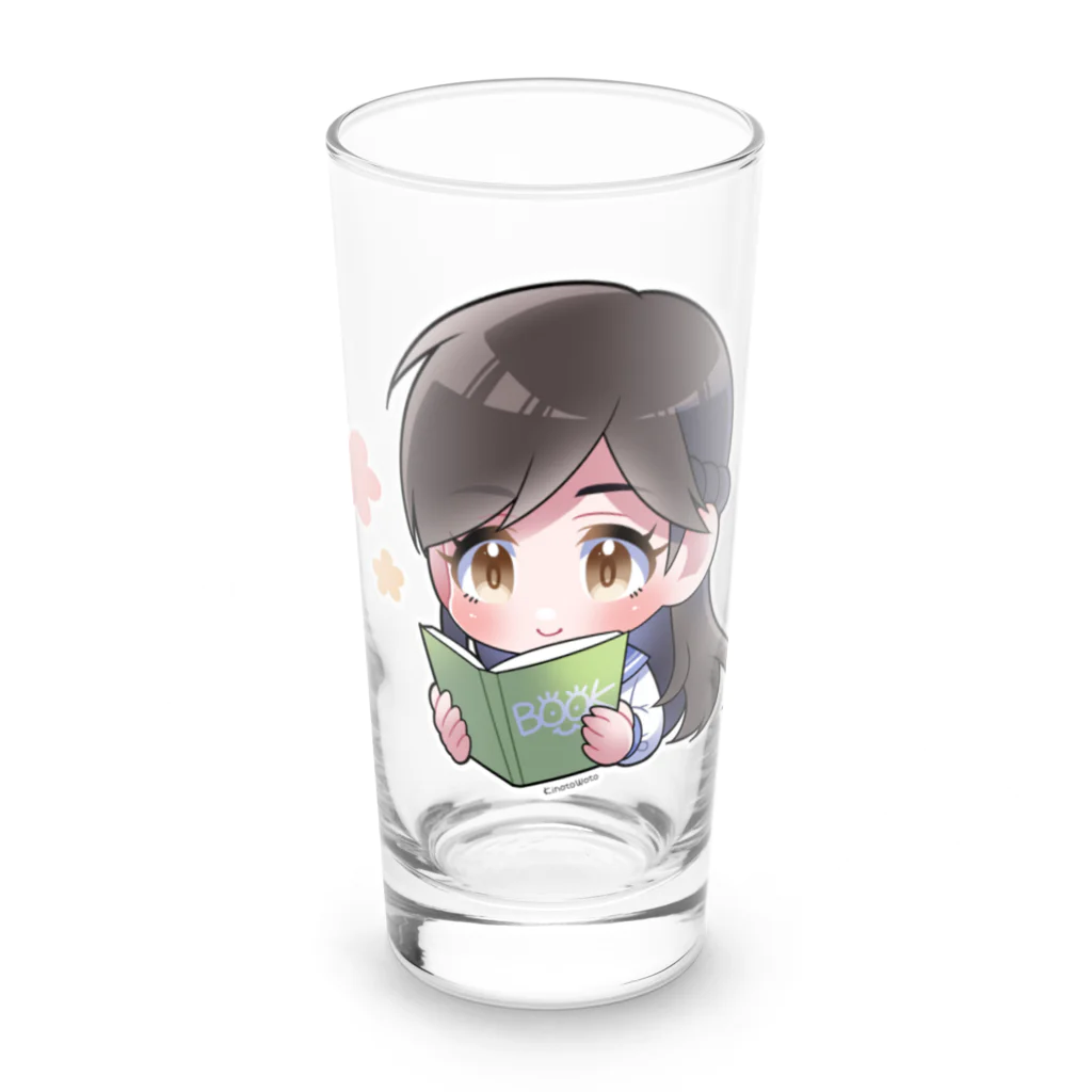 kinotowotoの読書ガール Long Sized Water Glass :front