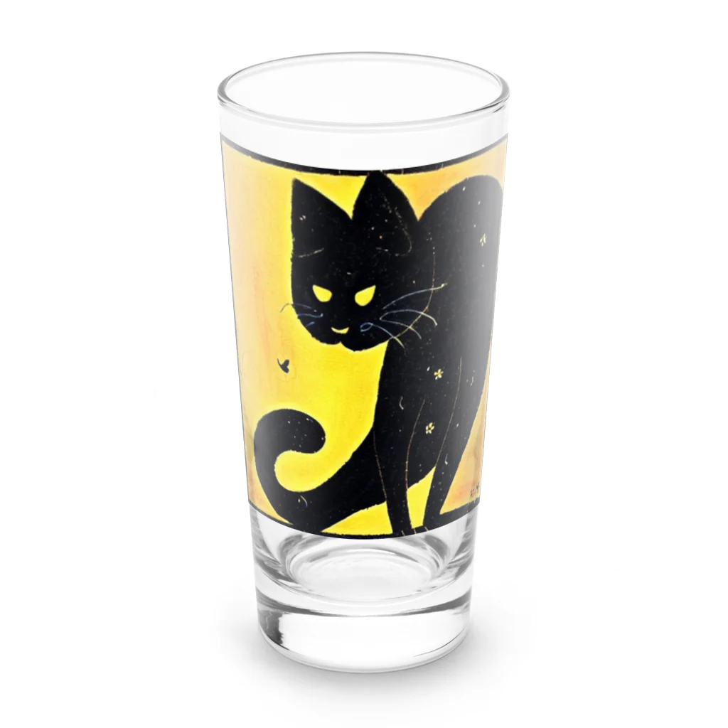 CAT GPT?の生きる決意 Long Sized Water Glass :front