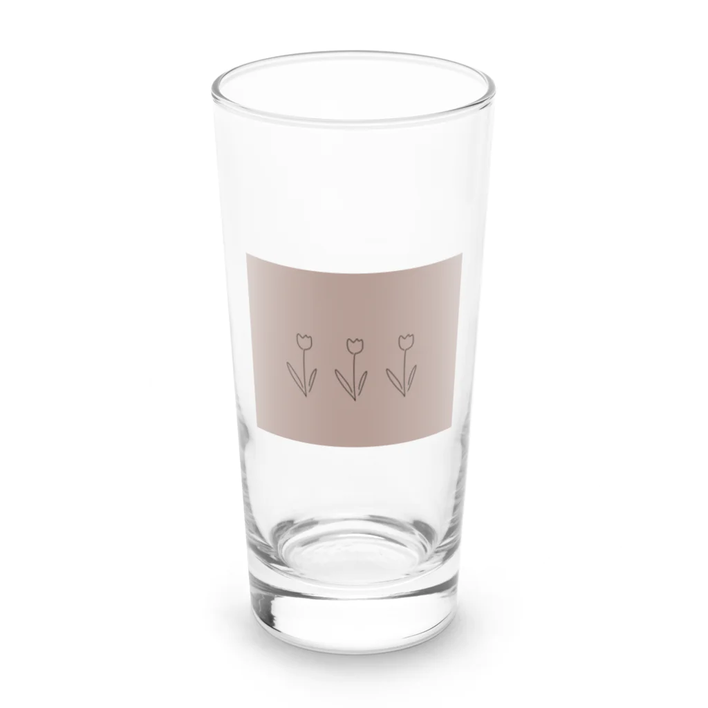 rilybiiのくすみコーラル*** Long Sized Water Glass :front