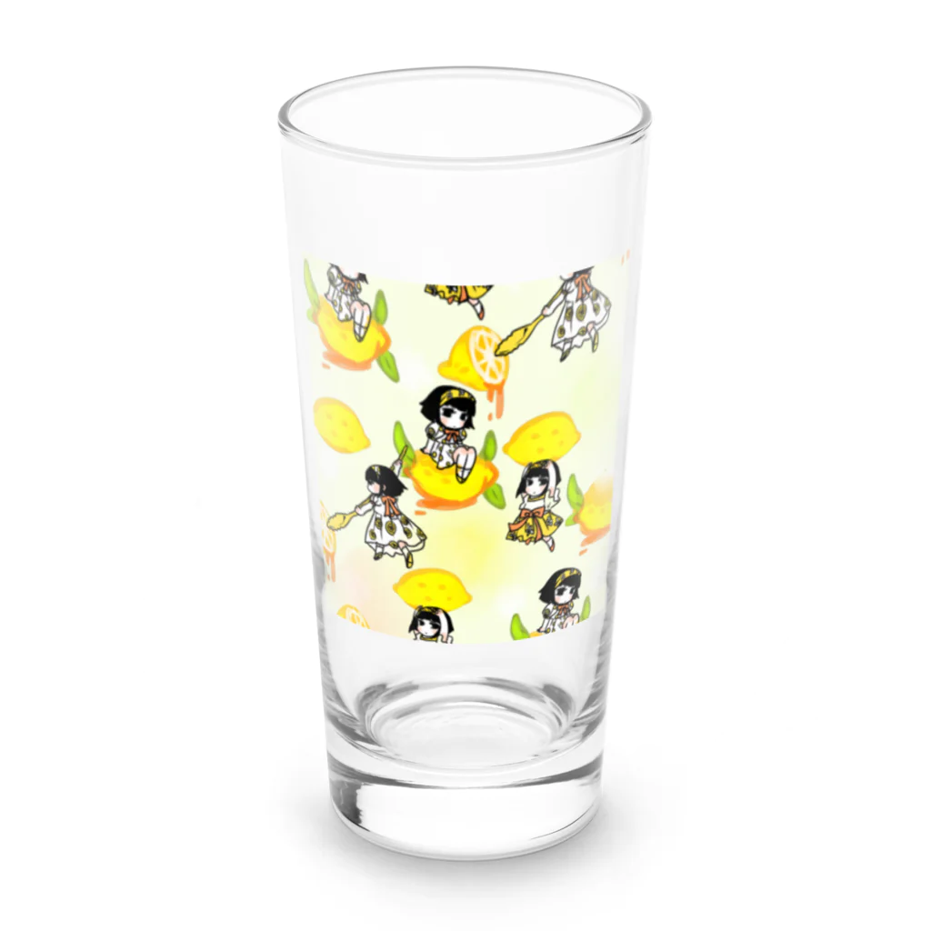 うめこのレモン少女たち Long Sized Water Glass :front