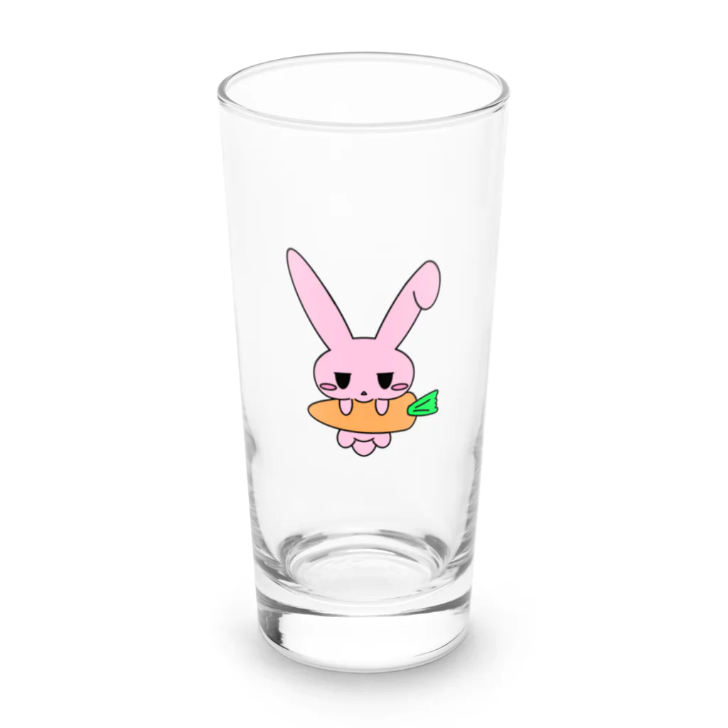 ムスっと！のムスっとうさちゃん Long Sized Water Glass :front