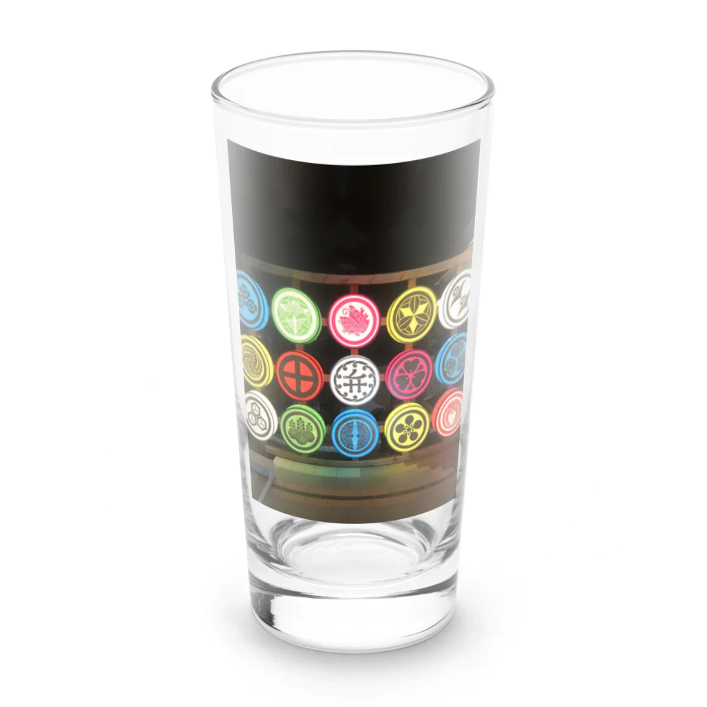 goemon1192の家紋カモンベイベー Long Sized Water Glass :front