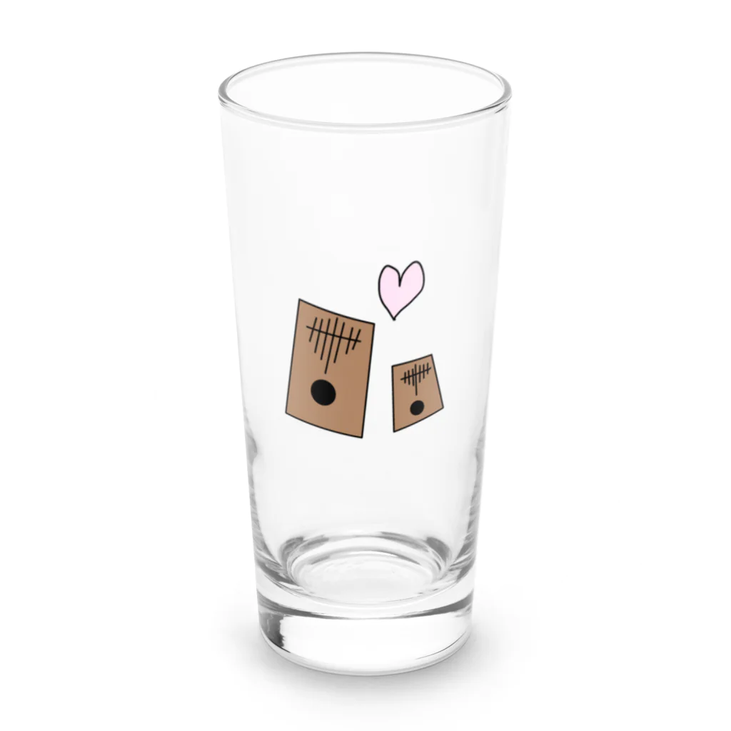 カンナ音楽工房のふたつのカリンバ2 Long Sized Water Glass :front