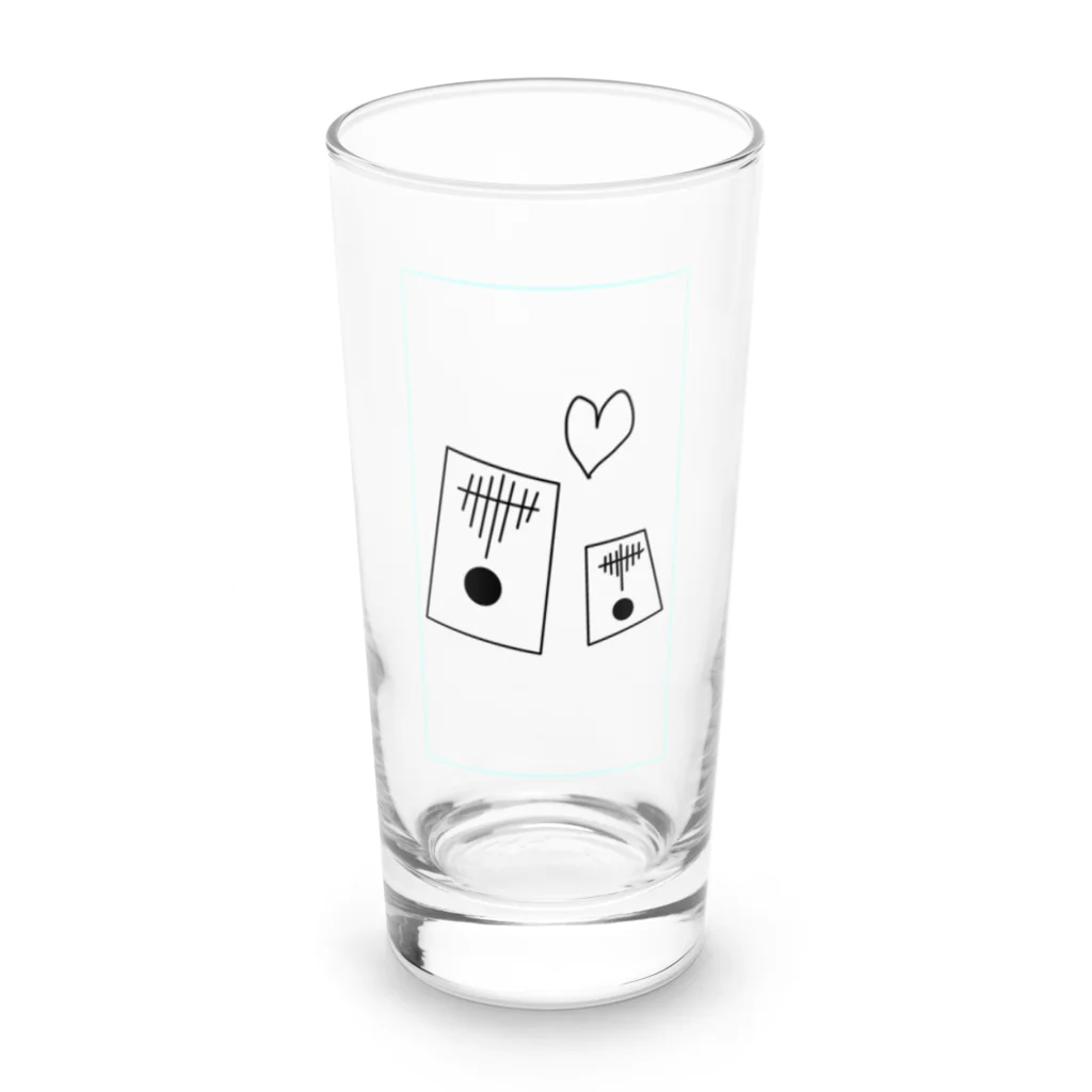 カンナ音楽工房のふたつのカリンバ4 Long Sized Water Glass :front