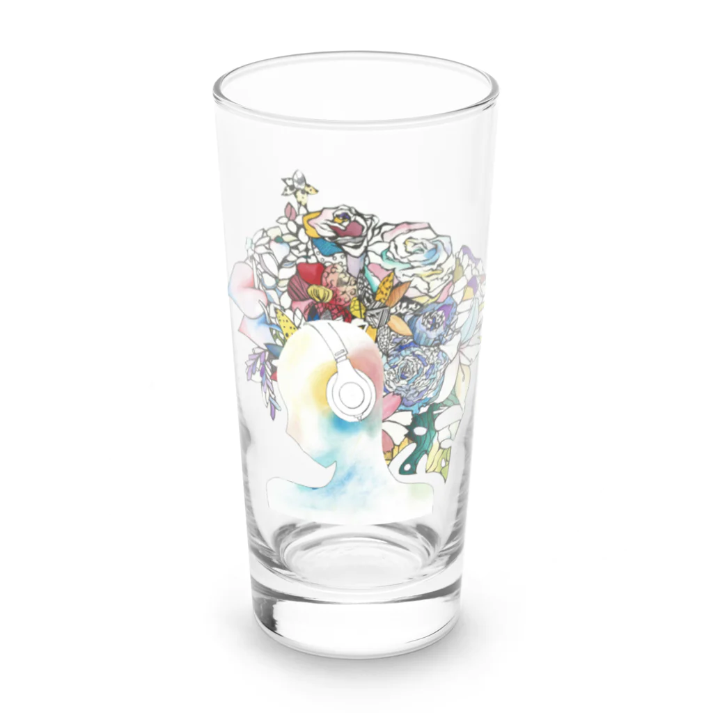 イロガミのブーケのイロガミのブーケ Long Sized Water Glass :front