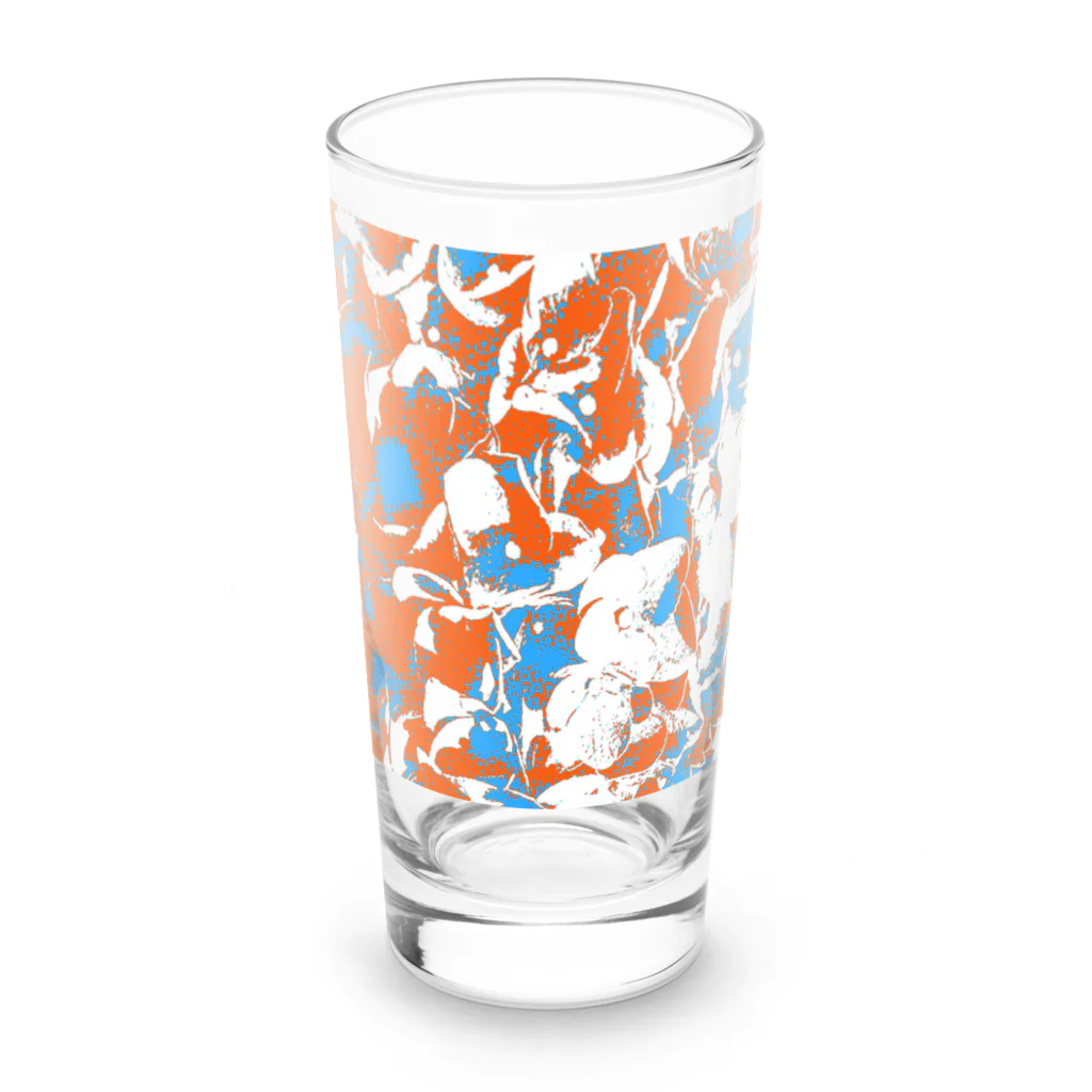 RAKUENのHydrangea complex Long Sized Water Glass :front