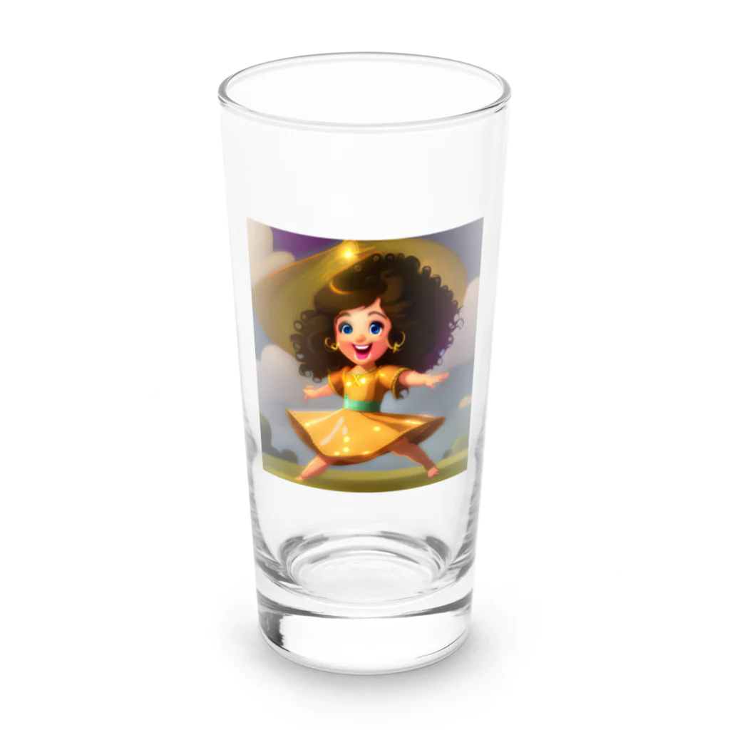 ririmoboxの元気ちゃん Long Sized Water Glass :front