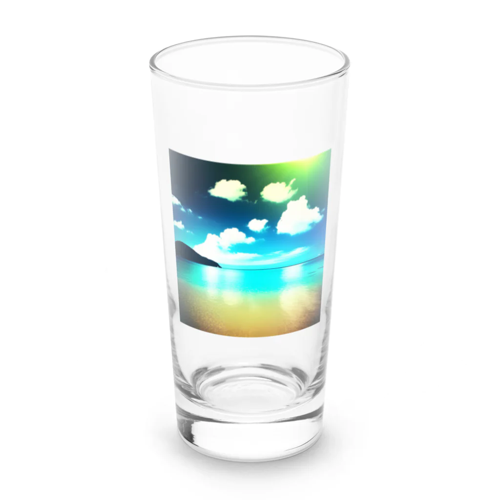 べるべるの海グッズ Long Sized Water Glass :front