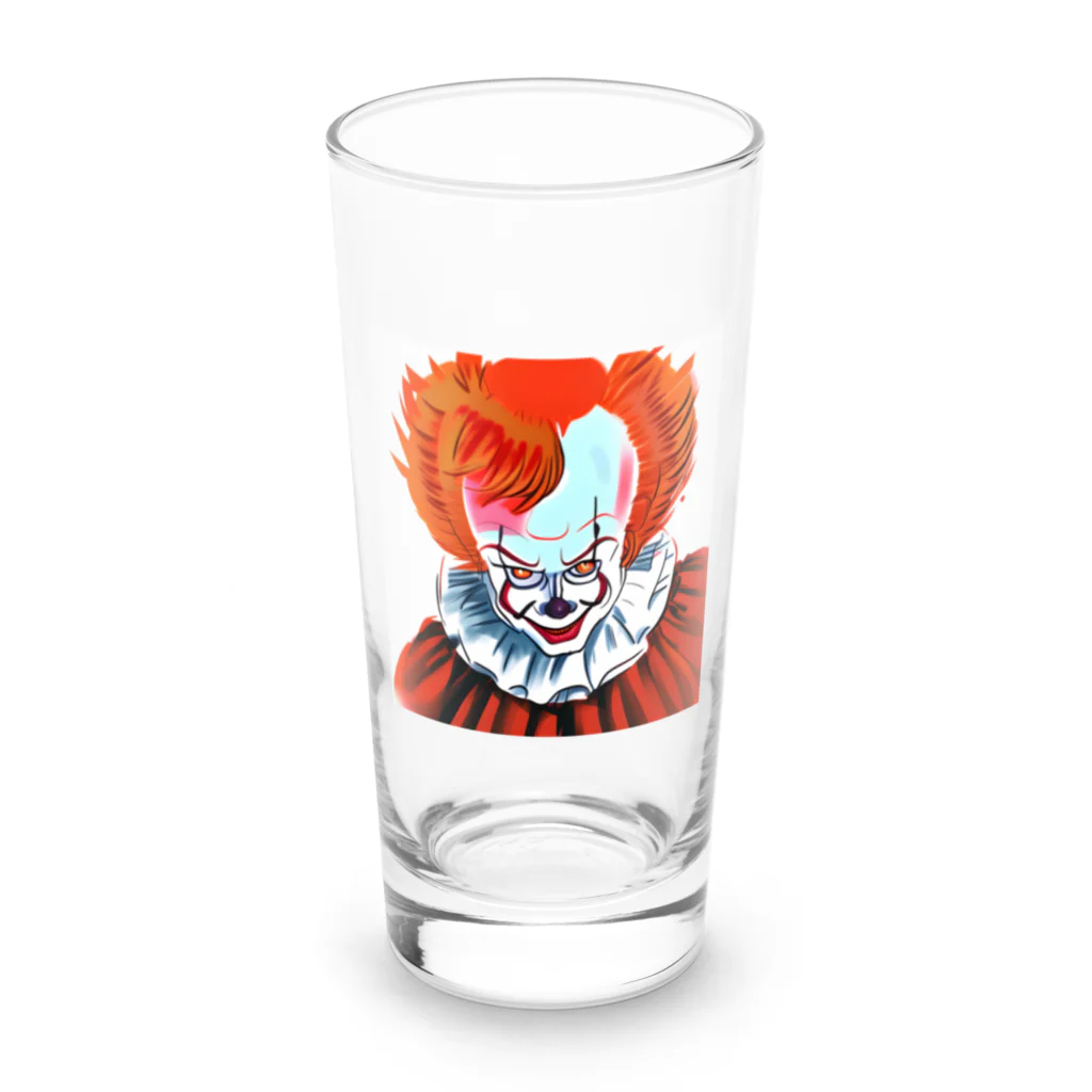 Okuizumoのピエロのイラストのグッズ Long Sized Water Glass :front