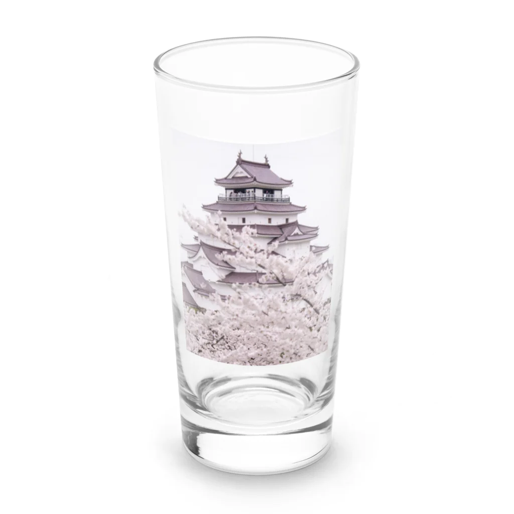 TMK-のシロと桜 Long Sized Water Glass :front