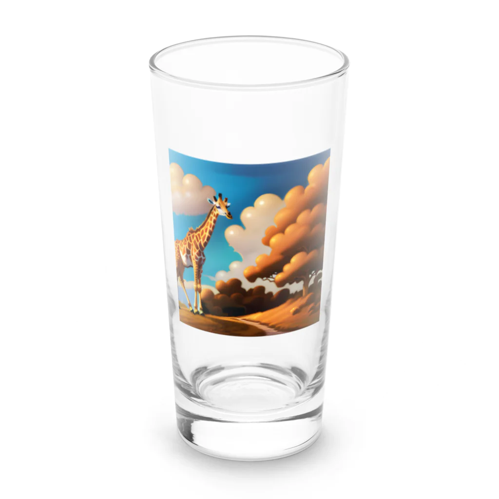 akazukinosiroの美しいキリン Long Sized Water Glass :front