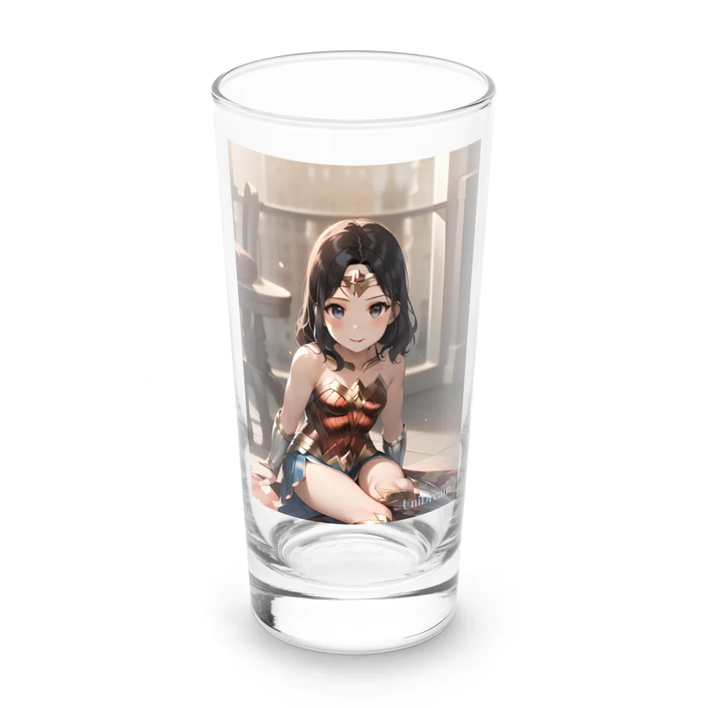 PAPAMONのいち神様 Long Sized Water Glass :front