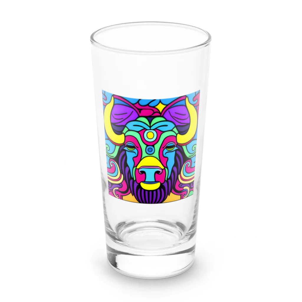 inoki113のバッファローマン Long Sized Water Glass :front