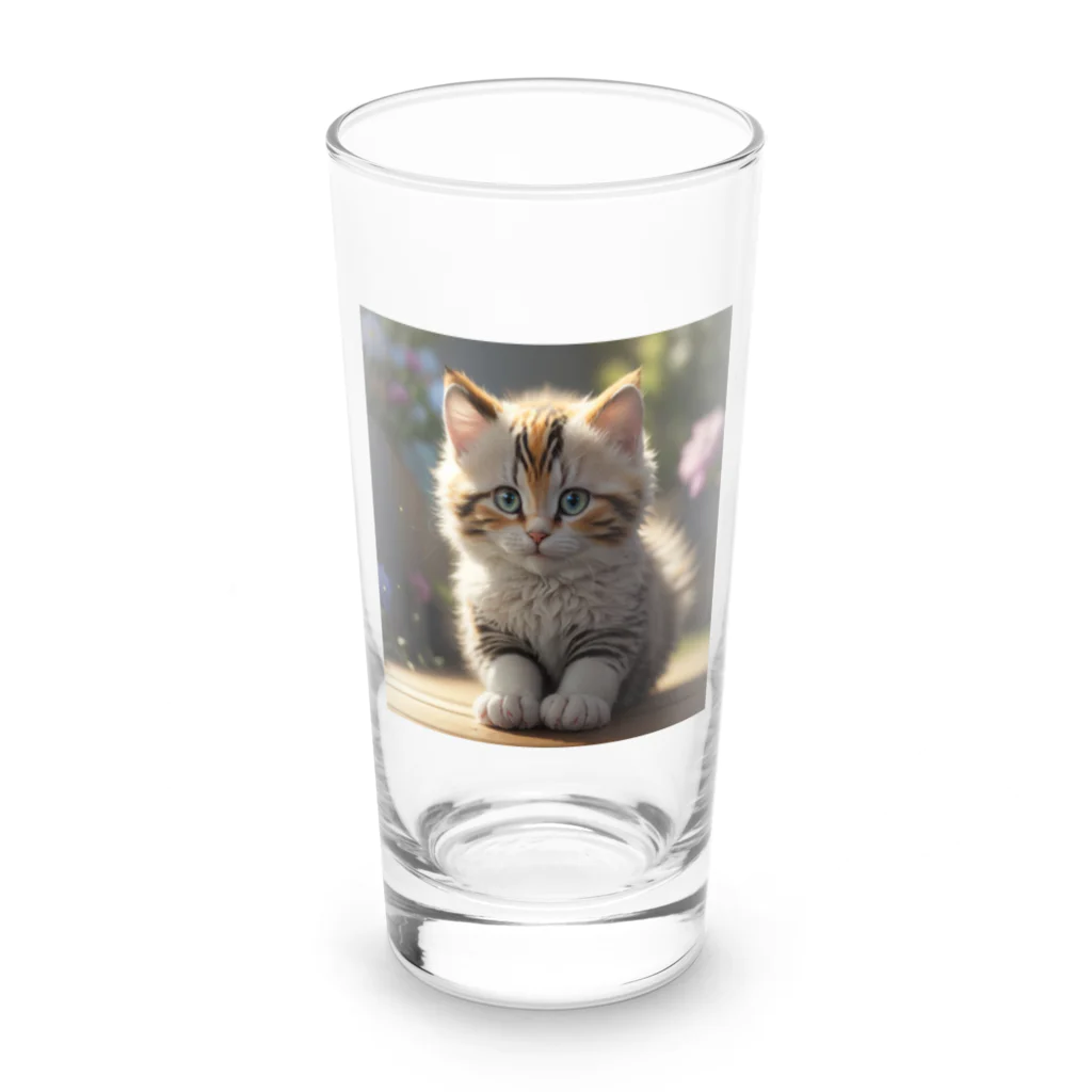 moonshine_fukurouの愛くるしい猫目線 Long Sized Water Glass :front