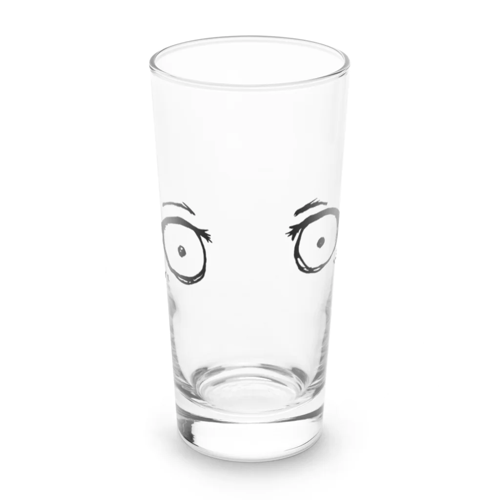 omeoの虚ろなおめめ Long Sized Water Glass :front