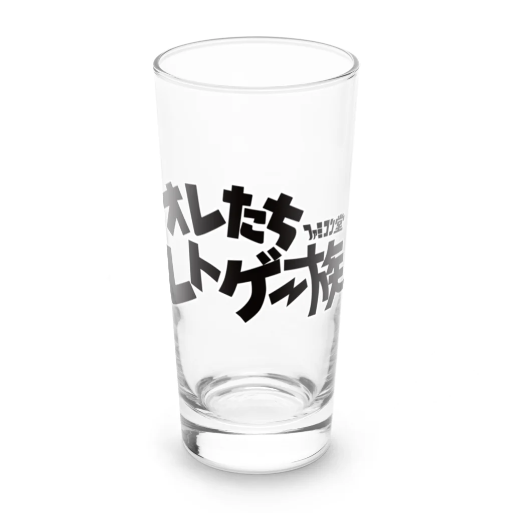 オサカナ店長（ファミコン堂）のオレたち　レトゲー族　ファミコン堂　 Long Sized Water Glass :front