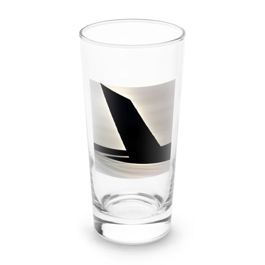 ラクダッピーのゲルハルトリヒター風　モノクロの世界 Long Sized Water Glass :front