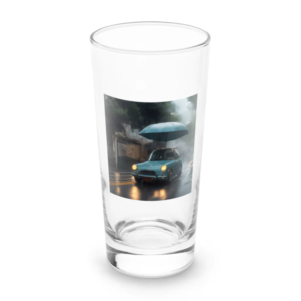 nonbiri-yaの雨車 Long Sized Water Glass :front