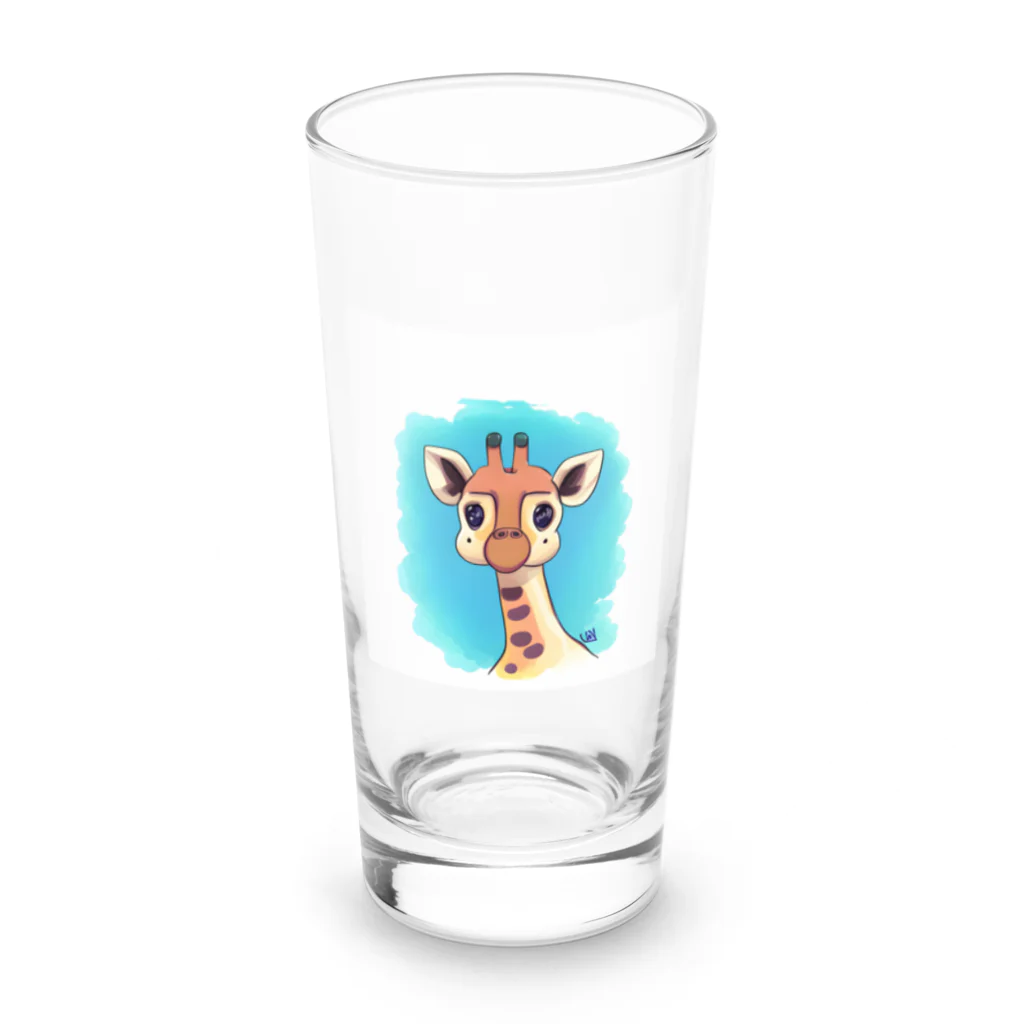 ワイルドファンタジーのしあわせアミン Long Sized Water Glass :front