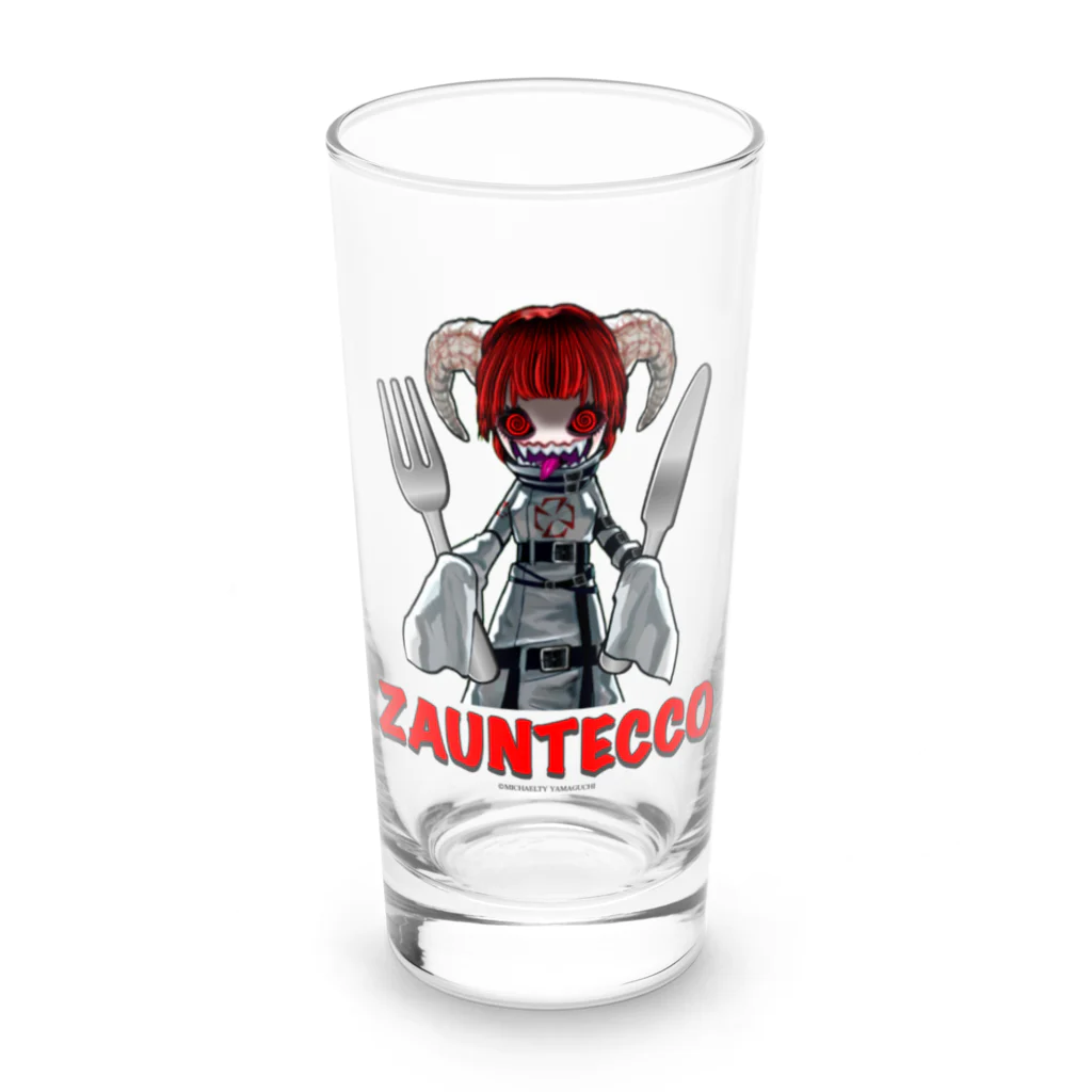 🩸ハロウィンホラー ⛓ゾウンテッ子🐏かわいいお化け屋敷VTuber🩸のAngryなゾウンテッ子 Long Sized Water Glass :front