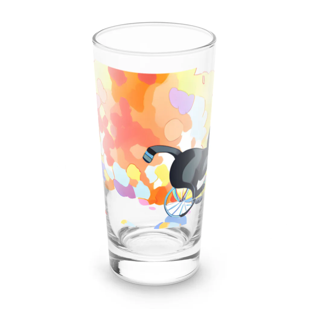 じゆうふぁくとりーの自由気まま Long Sized Water Glass :front