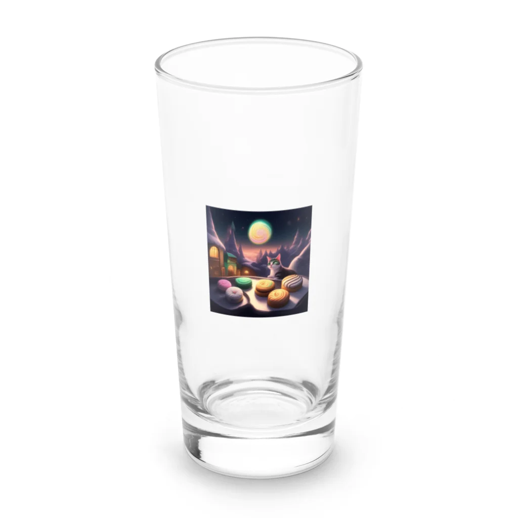 san333333333のNeko Sweets Long Sized Water Glass :front