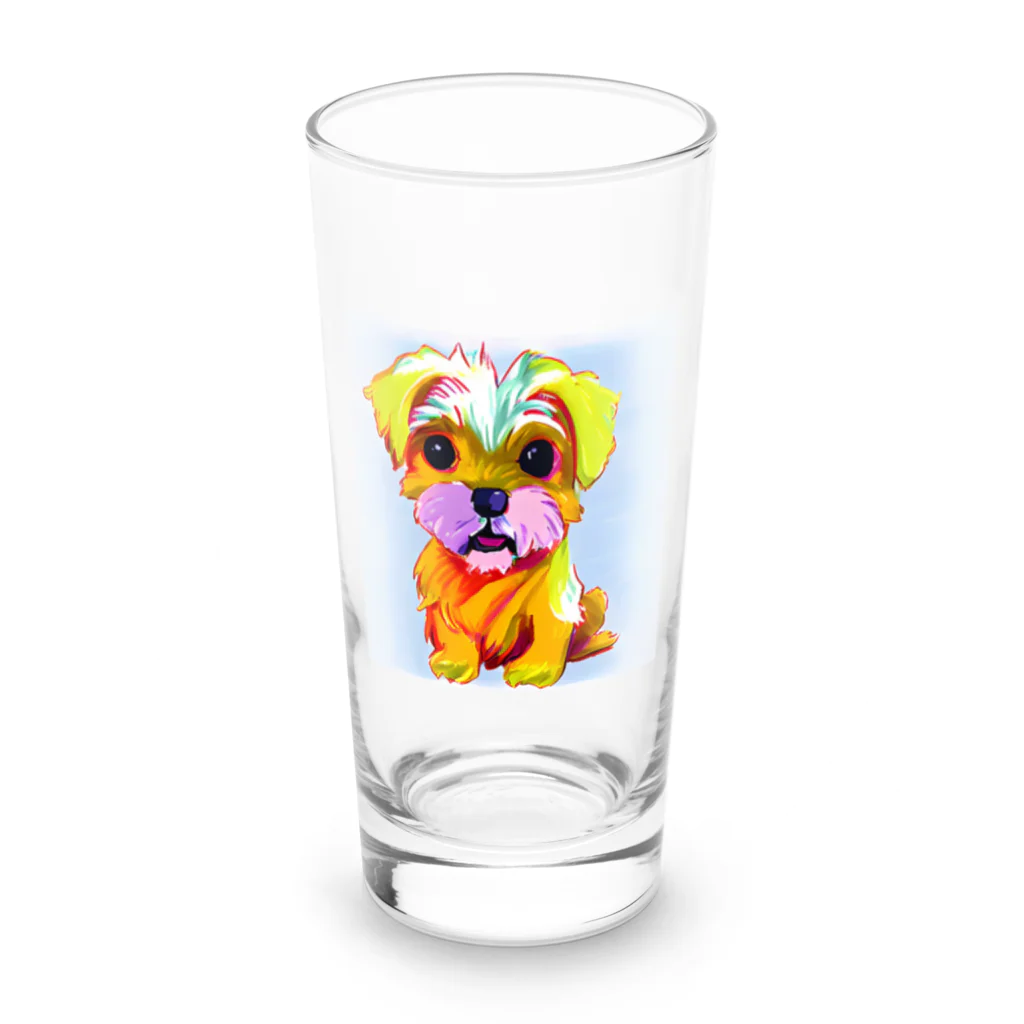 dogcatanimalの可愛いマルチーズグッズ Long Sized Water Glass :front