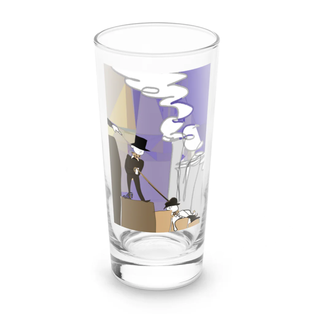 えぬショップの資本家 Long Sized Water Glass :front