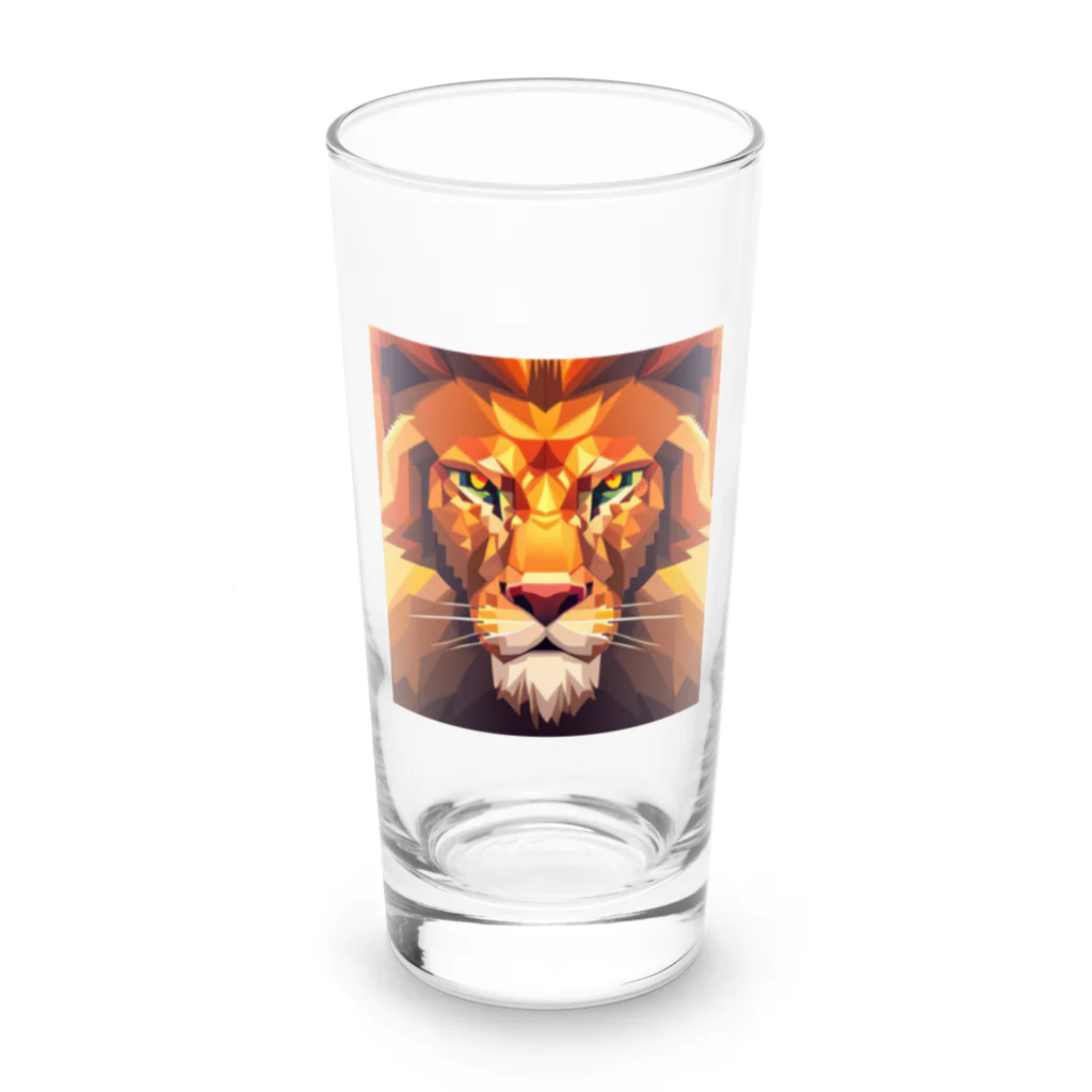 KAWAKAMI-SENTAROUの可愛い猛獣ドットレオ Long Sized Water Glass :front