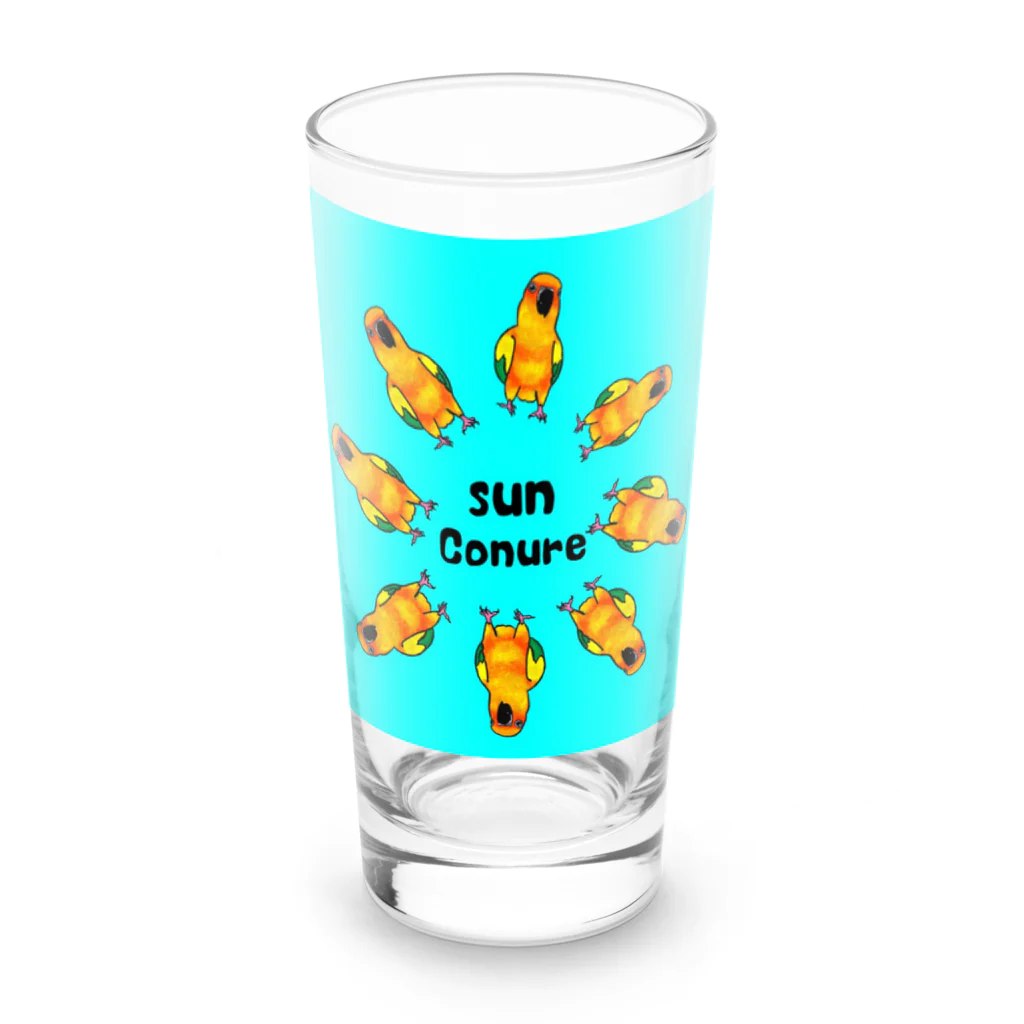 ENMUSUのsun conureコガネシリーズ Long Sized Water Glass :front