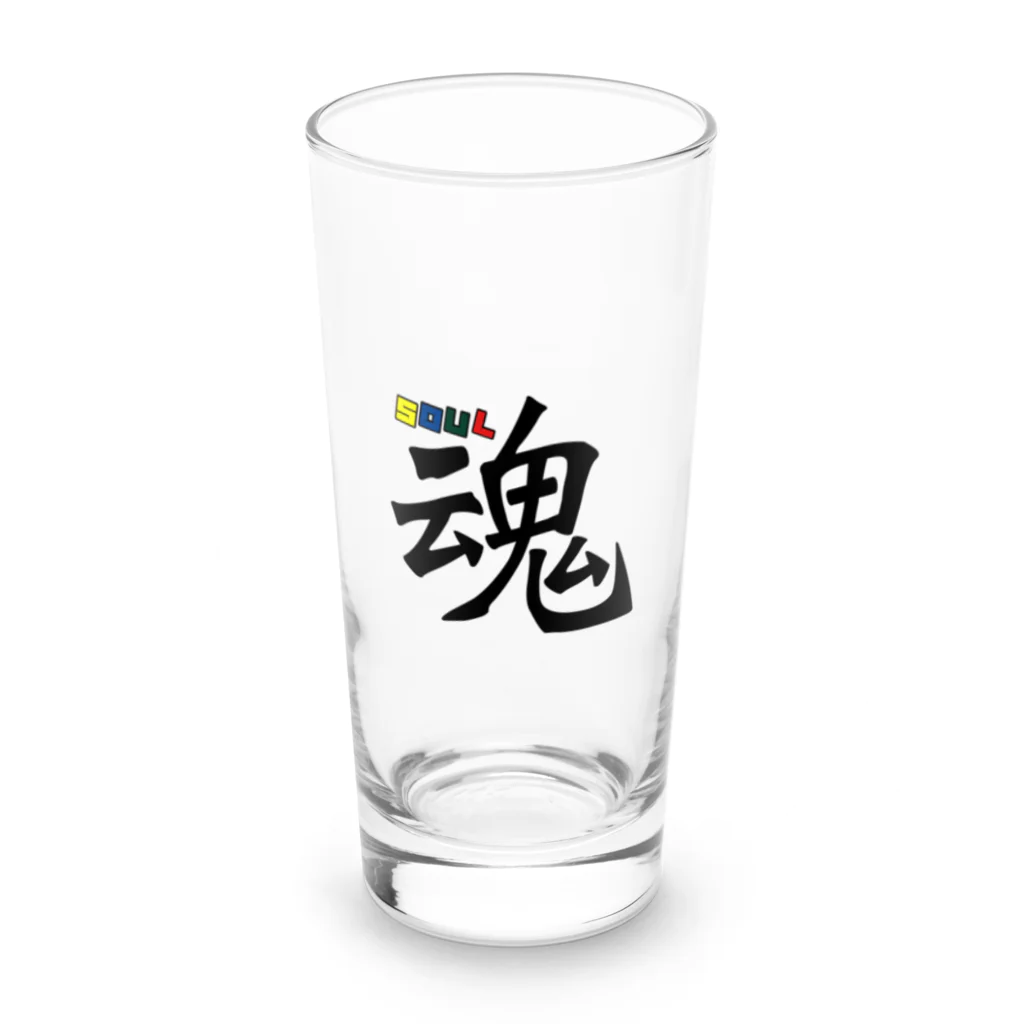 JAPAN name 🇯🇵の魂〜SOUL Long Sized Water Glass :front