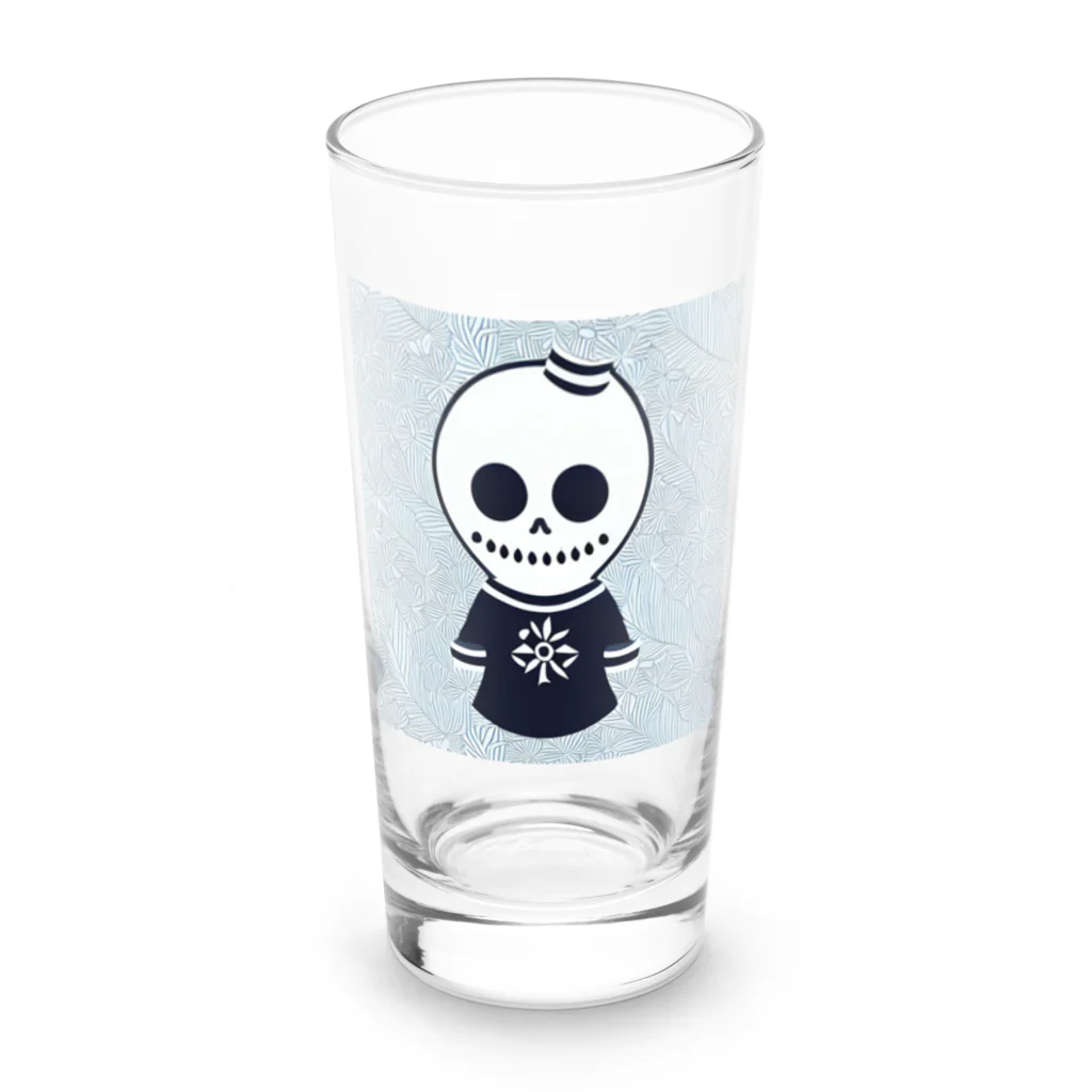 PEANUTSCHIBAのガイコツくん Long Sized Water Glass :front