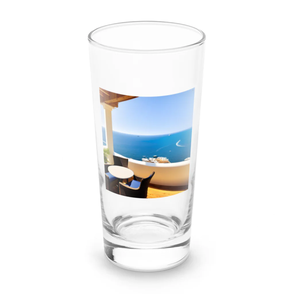 DapperMixのシーサイドカフェグッズ Long Sized Water Glass :front