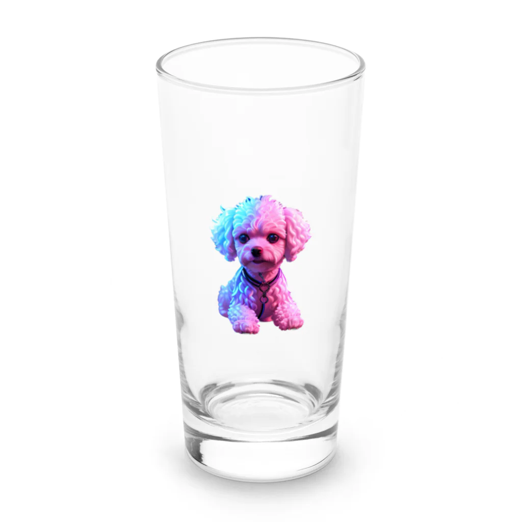 MaKenEekaRaのネオントイプードル Long Sized Water Glass :front