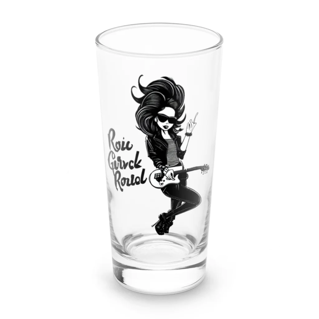 islandmoon13のROCKな女 Long Sized Water Glass :front