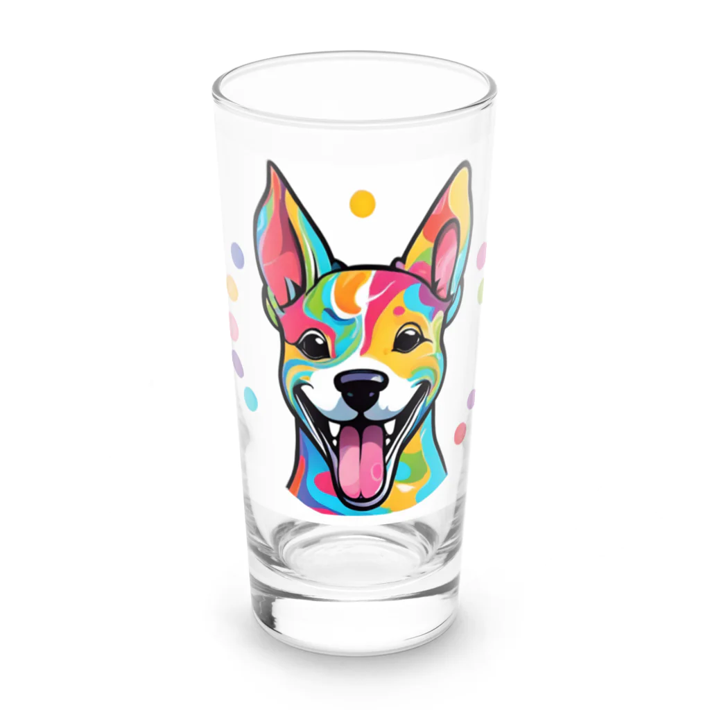 ハッピー・ディライト・ストアの癒しの犬グッズ Long Sized Water Glass :front