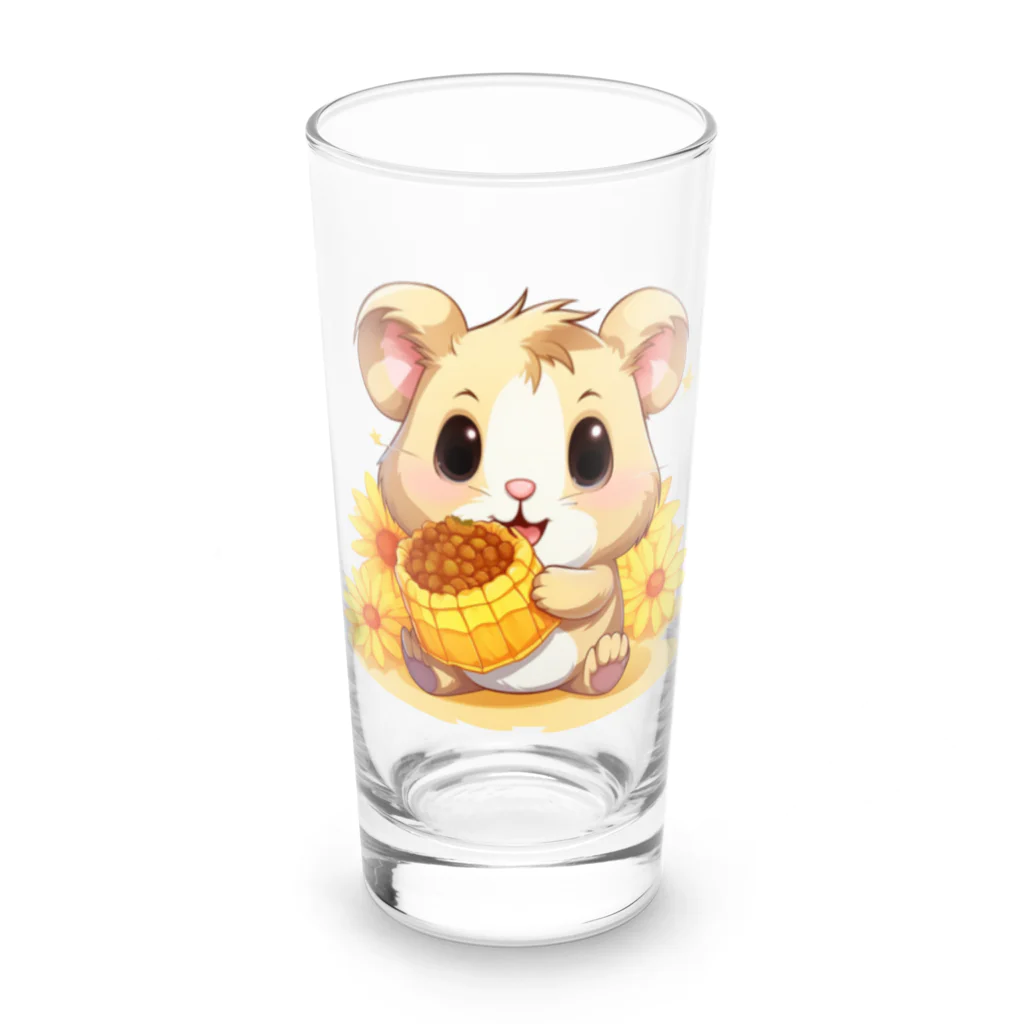 南国のあざらしのはむちゃん Long Sized Water Glass :front