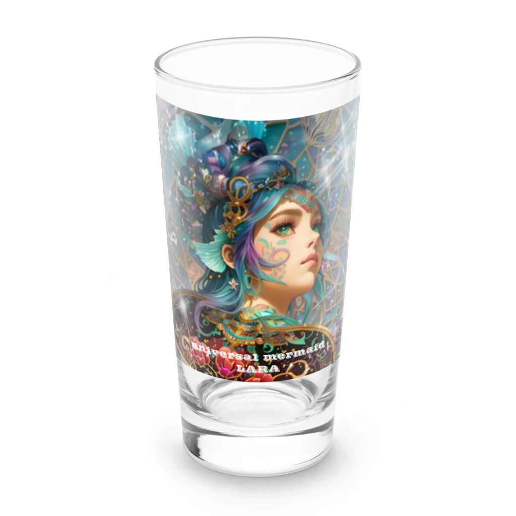 💖宇宙整体♪🌈♪こころからだチャンネル♪💖のuniversal mermaid LARA Long Sized Water Glass :front